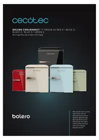 Notice CECOTEC BOLERO COOLMARKET TT ORIGIN 45 Réfrigérateur