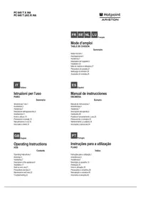 Notice HOTPOINT PC 640 T (AV) R /HA Cuisinière