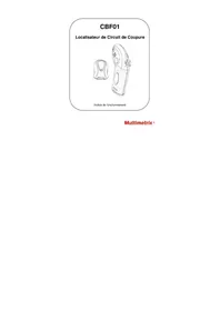 Notice MULTIMETRIX CBF01 Détecteur