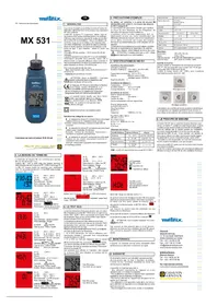 Notice METRIX MX 531 équipements de mesure