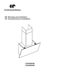 Notice CONTINENTAL EDISON CEHD6065B Hotte