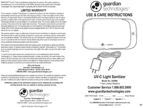 Notice Guardian GG900 Non catégorisé