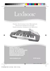 Notice LEXIBOOK K710 Instrument de musique