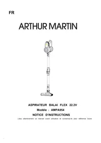 Notice ARTHUR MARTIN AMPA954 Aspirateur