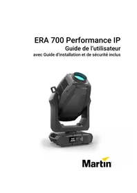 Notice MARTIN ERA 700 PERFORMANCE IP Éclairage