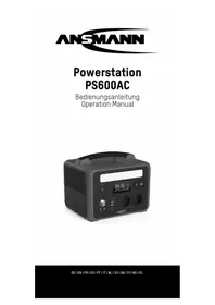 Notice ANSMANN POWERSTATION PS600AC Chargeur de piles