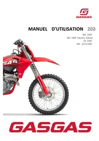 Notice GasGas MC 250F FACTORY EDITION (2024) Moto