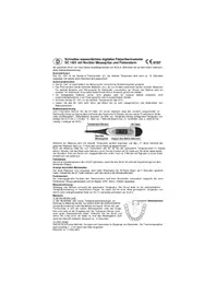 Notice Scala SC 1501 Thermomètre