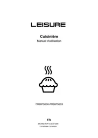 Notice LEISURE PR90F560K Cuisinière