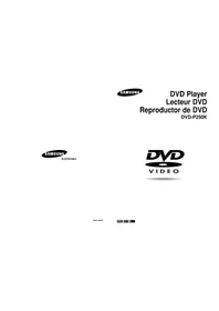 Notice SAMSUNG DVD-P250K Lecteur dvd