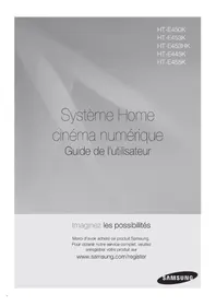 Notice SAMSUNG HT-E450K Système home cinéma