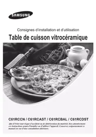 Notice SAMSUNG C61RCBAL Cuisinière