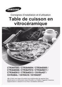 Notice SAMSUNG CTR364T010 Cuisinière