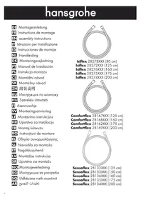 Notice Hansgrohe ISIFLEX 28274830 Système de douche