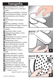 Notice Hansgrohe UNICA 27611000 Système de douche