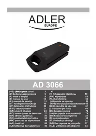 Notice ADLER AD 3066 Grille pain