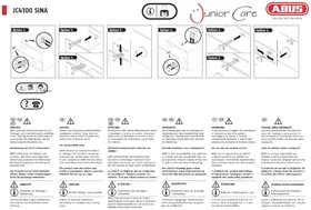 Notice ABUS JC4100A SINA Non catégorisé