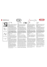 Notice ABUS JC6408 HANNA Poussette