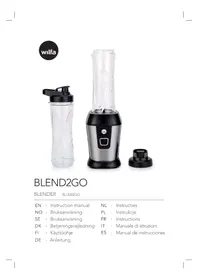 Notice WILFA BLEND2GO BL-5002GO Blender