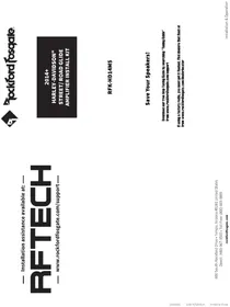 Notice Rockford Fosgate HD9813SG-PMX-STG2 Non catégorisé