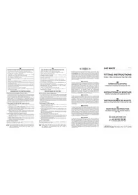 Notice Closer Pets CAT MATE 358W Animaux domestiques