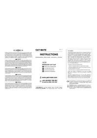 Notice Closer Pets CAT MATE 360B Animaux domestiques