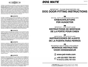 Notice Closer Pets DOG MATE 215W Animaux domestiques