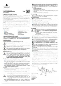 Notice Toolcraft SIP-220 Machine de soudure