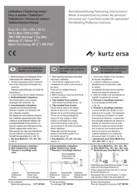 Notice Ersa 30 S Machine de soudure