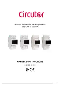 Notice CIRCUTOR LINE-TCPRS1 équipements de mesure