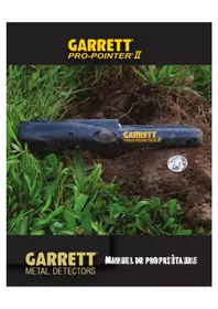 Notice GARRETT PRO POINTER II Détecteur