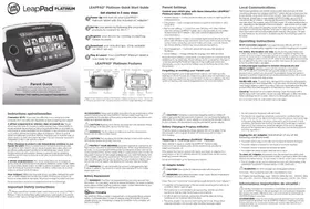 Notice Leap Frog LEAPPAD PLATINIUM Tablette