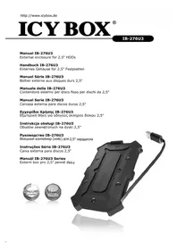 Notice Icy Box IB-276U3 Disque dur externe