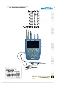 Notice METRIX SCOPIX IV OX 9304 équipements de mesure
