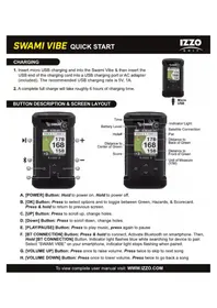 Notice Izzo Golf SWAMI VIBE Montre de sport