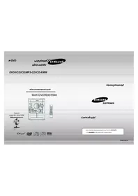 Notice SAMSUNG MAX-DVD9930 Chaîne Hi-Fi