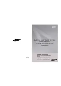 Notice SAMSUNG MAX-DA75 Chaîne Hi-Fi