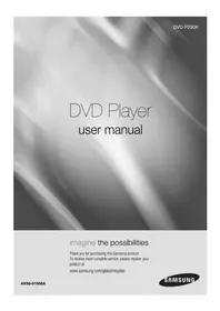 Notice SAMSUNG DVD-P290K Lecteur dvd