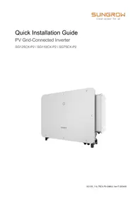 Notice Sungrow SG125CX-P2 Chargeur de piles