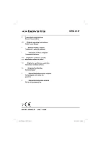 Notice Bavaria BPM 40 P Tondeuse à gazon