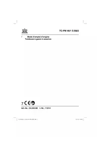 Notice Topcraft TC-PM 46/1 S B&S Tondeuse à gazon