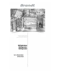 Notice BRANDT BFD6540EX Réfrigérateur