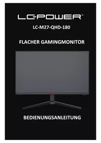 Notice LC-Power M27-QHD-180 Moniteur