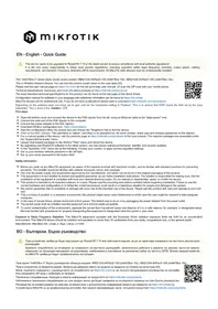 Notice Mikrotik MANTBOX 15S Antenne WiFi