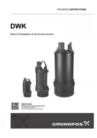 Notice Grundfos DWK Pompe à eau