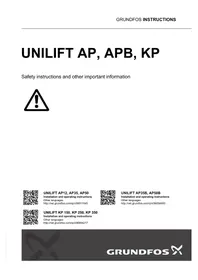 Notice Grundfos UNILIFT AP12 Pompe à eau