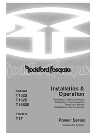 Notice Rockford Fosgate T1682S Non catégorisé