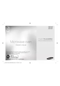 Notice SAMSUNG MW6194W Micro-ondes