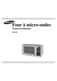 Notice SAMSUNG MW123ST Micro-ondes