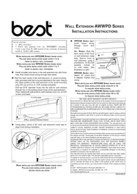 Notice BEST AWWPD360SB Hotte